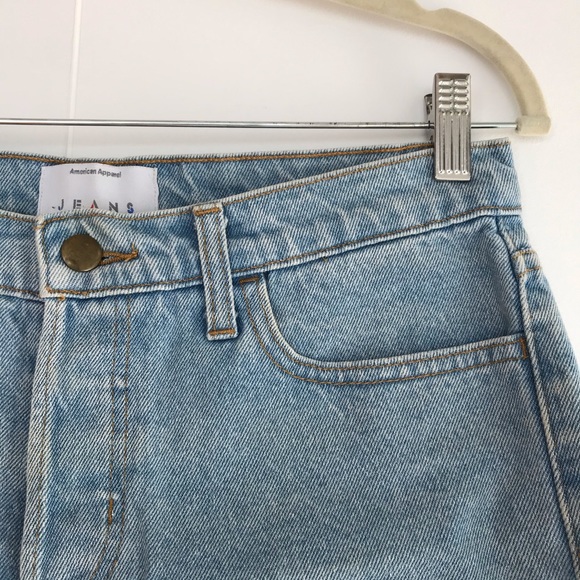 AMERICAN APPAREL DENIM SHORTS - Picture 4 of 5